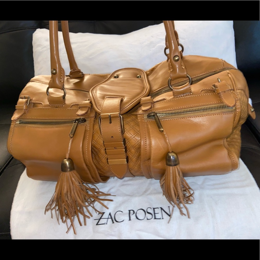 Zac Posen large tan tote
